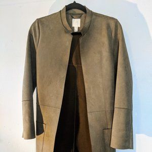 Suede Kimono Jacket